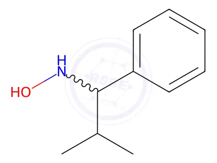 Chemical structure of N-(2-methyl-1-phenylpropyl)hydroxylamine