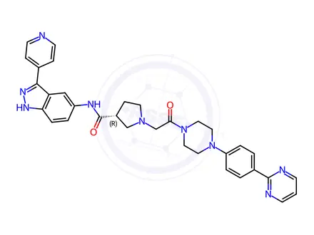 Chemical structure of SCH-772984