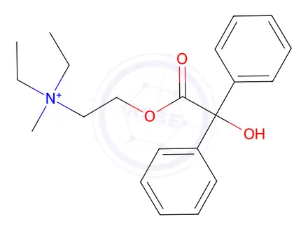 Chemical structure of diethyllachesine