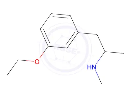 Chemical structure of 3-Ethoxymethamphetamine