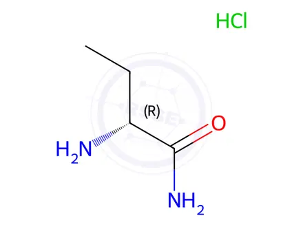 Chemical structure of (R)-2-Aminobutyramide Hydrochloride (BSC)