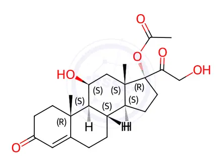 Chemical structure of Hydrocortisone EP Impurity J