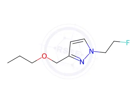 Chemical structure of 1-(2-fluoroethyl)-3-(propoxymethyl)-1H-pyrazole