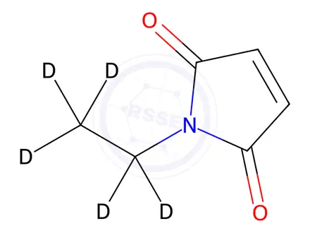 Chemical structure of N-Ethyl-D5-Maleimide