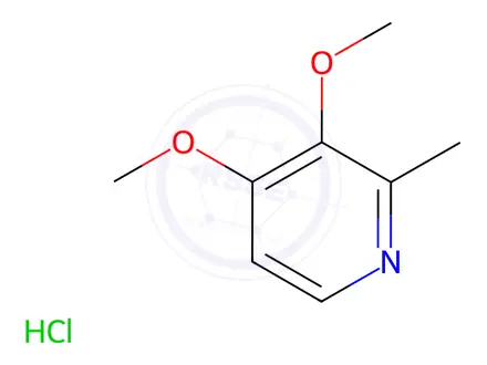 Chemical structure of 3,4-Dimethoxy-2-methylpyridine hydrochloride