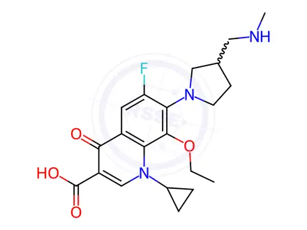 Chemical structure of Lascufloxacin Impurity 70