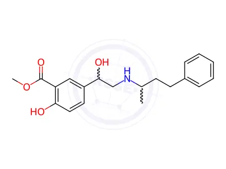Chemical structure of Labetalol 1-carboxylic Acid Methyl Ester