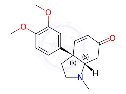 Chemical structure of Mesembrenone