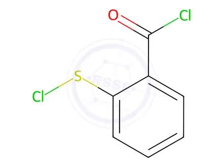 Chemical structure of 2-(Chlorocarbonyl)phenyl Hypochlorothioite