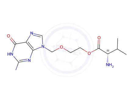 Chemical structure of Valacyclovir