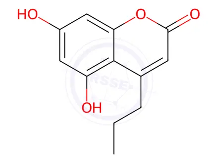 Chemical structure of Calanolide Impurity 5