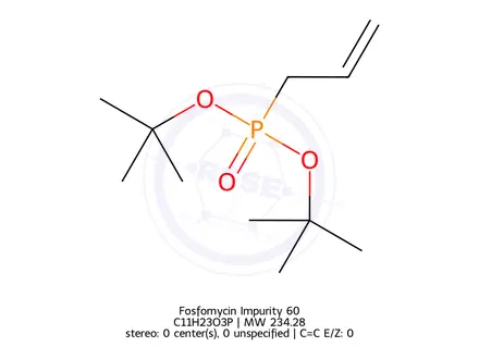 Chemical structure of Fosfomycin Impurity 60