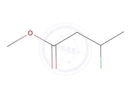 Chemical structure of methyl 3-chlorobutanoate