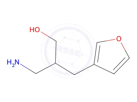 Chemical structure of 3-Amino-2-[(furan-3-yl)methyl]propan-1-ol