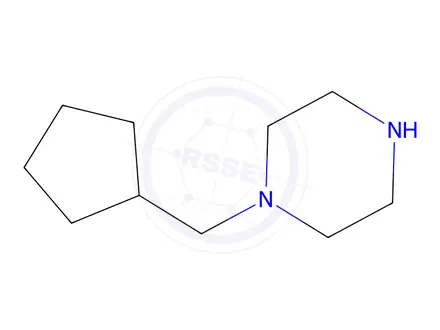 Chemical structure of 1-(CyclopentylMethyl)piperazine hydrochloride