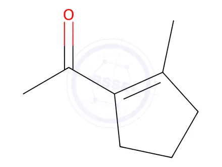 Chemical structure of 1-(2-methyl-1-cyclopentenyl)ethanone