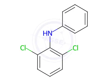 Chemical structure of 2,6-dichloro-N-phenylaniline