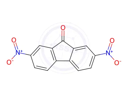 Chemical structure of 2,7-Dinitro-9-fluorenone