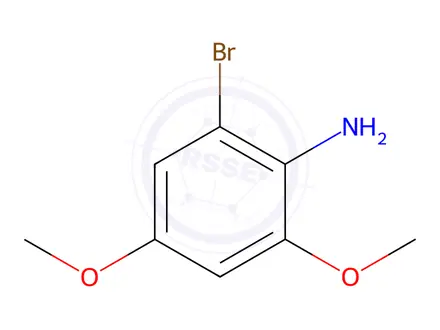 Chemical structure of 2-​Bromo-​4,​6-​dimethoxybenzenamine