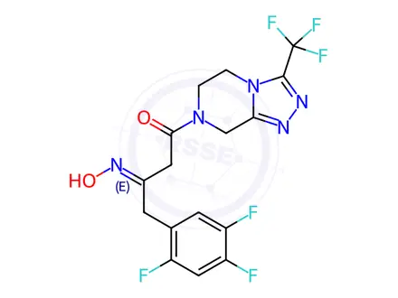 Chemical structure of Sitagliptin Phosphate Impurity 228