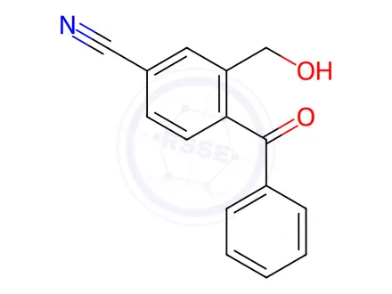 Chemical structure of 4-Benzoyl-3-(hydroxymethyl)benzonitrile