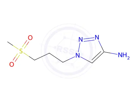 Chemical structure of 1-(3-(Methylsulfonyl)propyl)-1h-1,2,3-triazol-4-amine