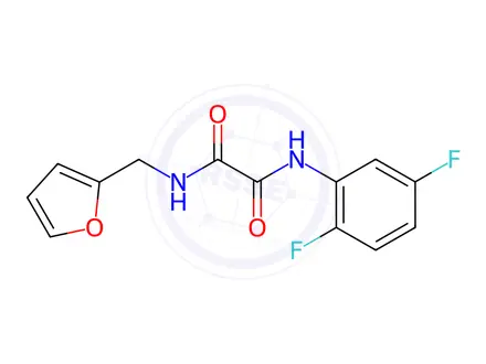 Chemical structure of N1-(2,5-Difluorophenyl)-N2-(furan-2-ylmethyl)oxalamide