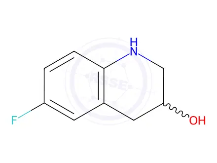 Chemical structure of 6-fluoro-1,2,3,4-tetrahydroquinolin-3-ol