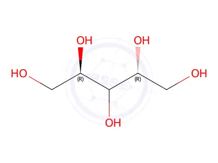 Chemical structure of D-arabinitol