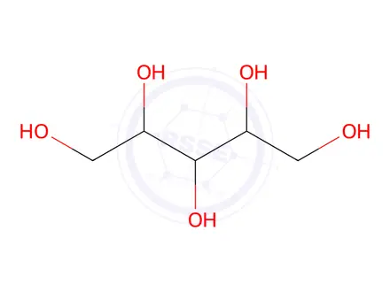 Chemical structure of arabinitol