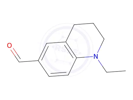 Chemical structure of 1-Ethyl-1,2,3,4-tetrahydroquinoline-6-carbaldehyde