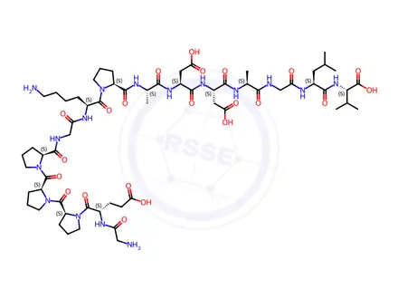 Chemical structure of BPC 157