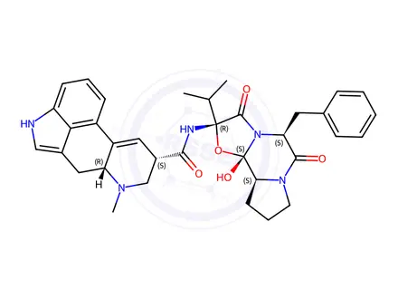 Chemical structure of Ergocristinine