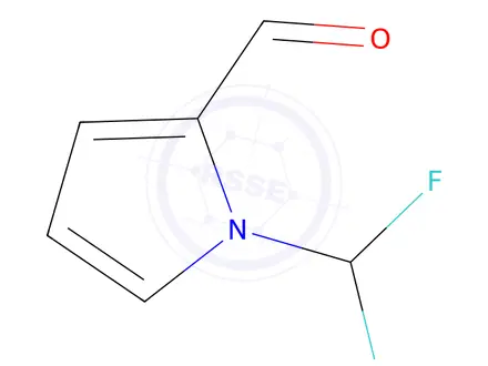 Chemical structure of 1-(difluoromethyl)-1H-pyrrole-2-carbaldehyde