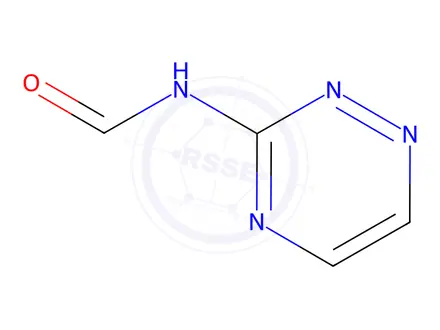 Chemical structure of N-(1,2,4-Triazin-3-yl)formamide