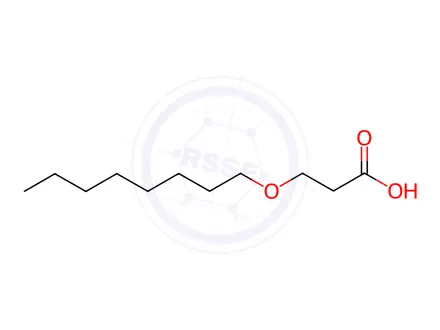 Chemical structure of 3-(Octyloxy)propanoic acid