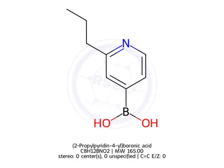 Chemical structure of (2-Propylpyridin-4-yl)boronic acid