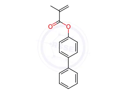 Chemical structure of 2-Methyl-acrylic Acid Biphenyl-4-yl Ester