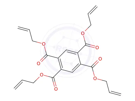 Chemical structure of TETRAALLYL PYROMELLITATE