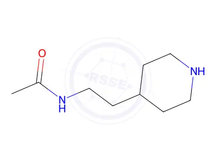 Chemical structure of N-(2-(piperidin-4-yl)ethyl)acetamide