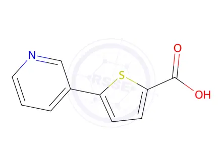Chemical structure of 5-(Pyridin-3-yl)thiophene-2-carboxylic acid