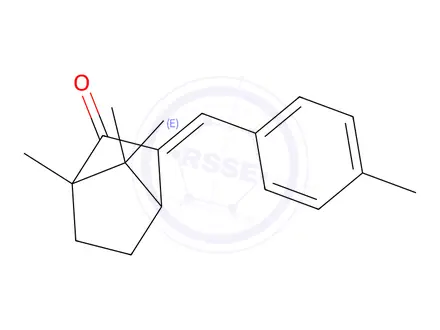Chemical structure of Enzacamene