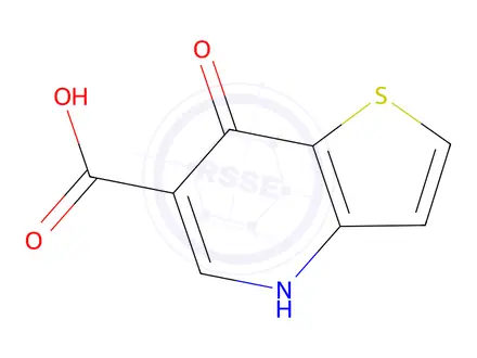 Chemical structure of 7-Hydroxythieno[3,2-b]pyridine-6-carboxylic acid