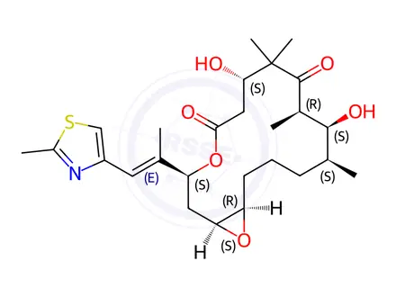 Chemical structure of Epothilone A