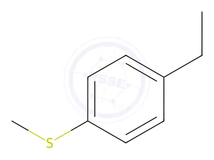 Chemical structure of 4-ETHYLTHIOANISOLE