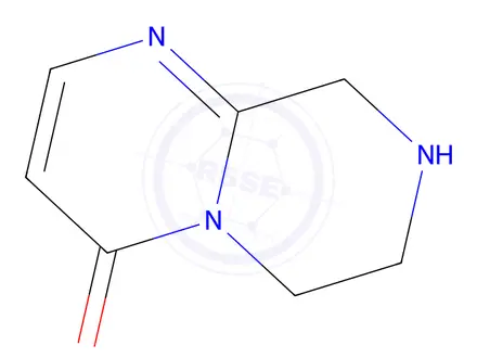 Chemical structure of 4H-Pyrazino[1,2-a]pyrimidin-4-one, 6,7,8,9-tetrahydro-