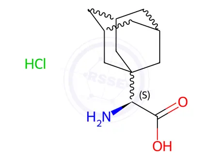 Chemical structure of (S)-Adamantylglycine Hydrochloride