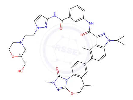 Chemical structure of Vildagliptin Pyrazine Impurity