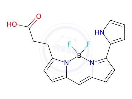 Chemical structure of BODIPY-576/589