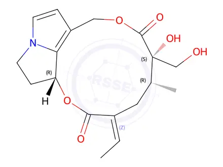 Chemical structure of dehydroretrorsine